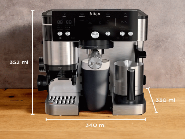 Aparat za kafu NINJA ES501EU Luxe2u1crna-siva' ( 'ES501EU' ) 