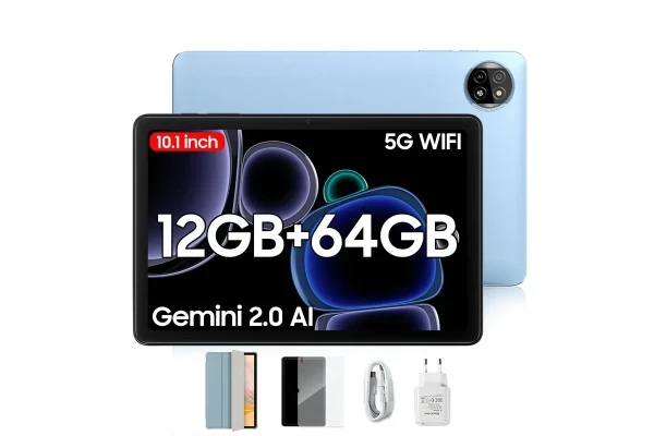 Tablet 10.1 Blackview Tab 20 Wifi 800x1280 HD+ IPS4GB64GB5MP-8MPAndroid 15blue