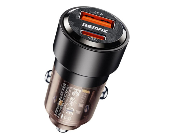 REMAX RCC360 Walking USB-A 30W + USB-C 45W PD+QC brzi auto punjač