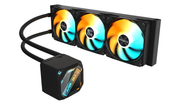 GAMING 360 Black, DIY-friendly fans with slide-lock and DAISY-CHAIN, The ARGB fan lighting can be synchronized with othe ( GP-GIGABYTE GME 