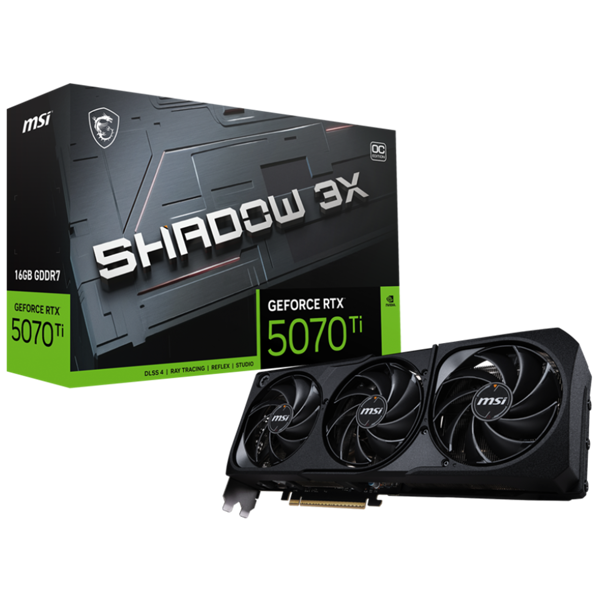 SVGA MSI RTX5070Ti Shadow 3X OC 16GB GDDR7, V531-085R