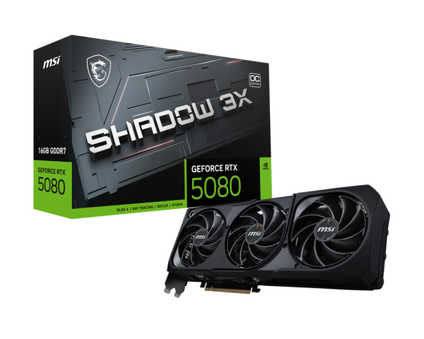 SVGA MSI RTX5080 Shadow 3X OC 16GB GDDR7, V531-003R