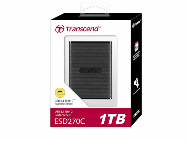 SSD TRANSCEND ESD270C 1000GBeskterniUSB 3.1crna' ( 'TS1TESD270C' ) 