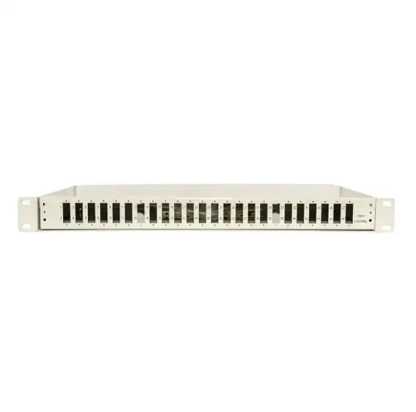 Fiber optički patch panel 191U sa 24 duplex slotova SC duplexLC quad adapter,do 48 SC iili 96 LC