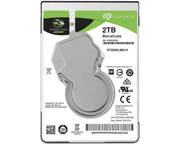 SEAGATE 2TB 2.5 inča SATA III 128MB 5.400rpm ST2000LM015 Barracuda outlet