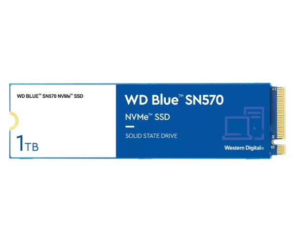 WD 1TB M.2 NVMe Gen3 WDS100T3B0C SN570 Blue outlet