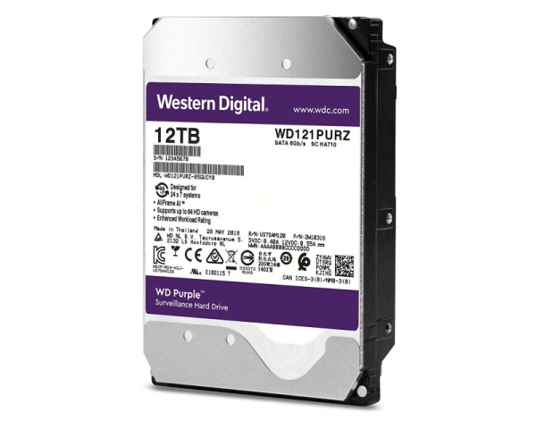 WD 12TB 3.5 inča SATA III 256MB 7200rpm WD121PURZ outlet