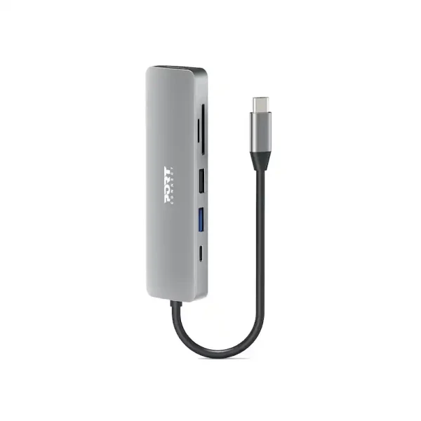 Port Designs docking station type C 5 u 1- 1x4K HDMI 100W