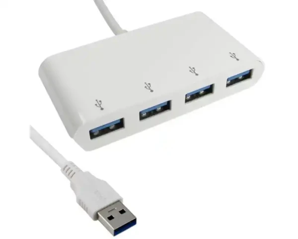 USB HUB 4 port E-Green 3.0 White