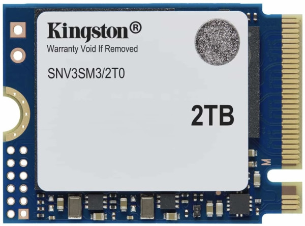 M.2 NVMe 2TB, 2230, PCIe Gen 4x4, NV3, Read up to 6,000 MB/s, Write up to 5,000 MB/s, (single sided) ( SNV3SM3/2T0 ) 