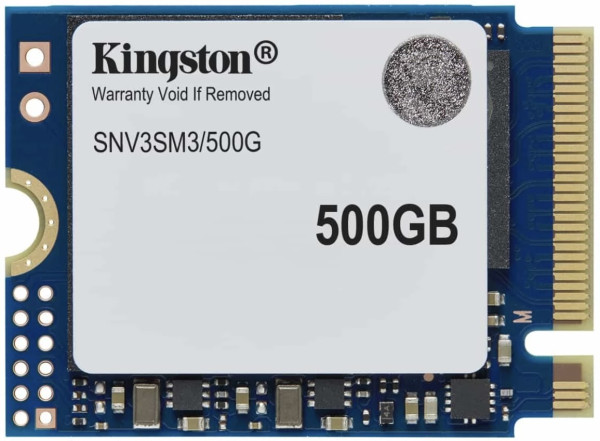 M.2 NVMe 500GB, 2230, PCIe Gen 4x4, NV3, Read up to 5,000 MB/s, Write up to 3,000 MB/s, (single sided) ( SNV3SM3/500G ) 
