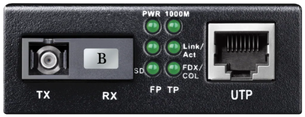 Cudy MC100GSB-40B Gigabit Ethernet Media Converter WDM BiDi, TX1550nm RX1310nm