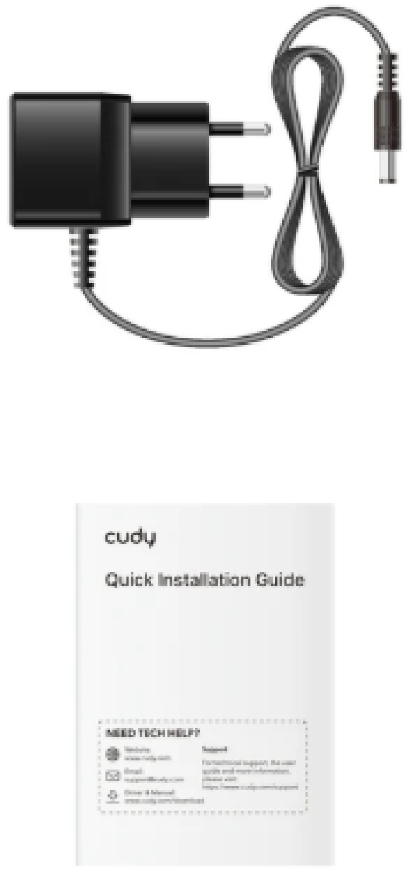 Cudy MC100GSB-20A 10/100/1000 Gigabit Ethernet Media Converter WDM BiDi, TX1310nm RX1550nm