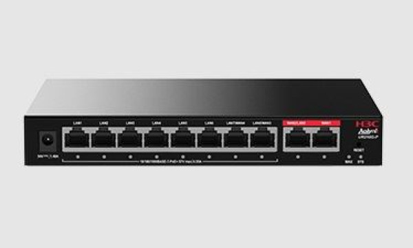 H3C Aolynk UR210G-P 10-Port Router 2xGE WAN, 8xGE LAN, PoE