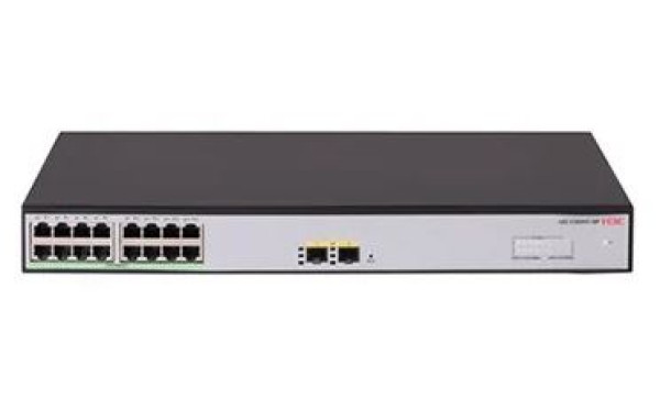 H3C S1600V2-18P L2 Switch 16x1G P, 2x100M1G SFP P, AC