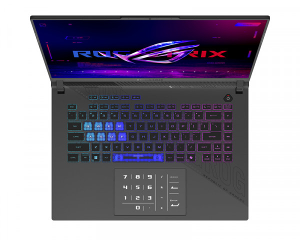 ASUS ROG Strix G16 G614PR-RV021W (16 inča FHD+, Ryzen 9 8940HX, 32GB, SSD 2TB, GeForce RTX 5070 Ti, Win 11 Home) laptop + ranac