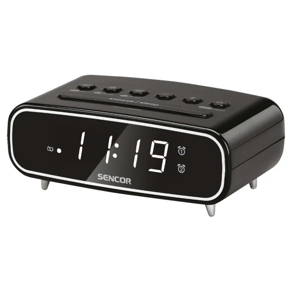 Fm radio sa digitalnim prikazom vremena SENCOR SRC 2600 B crni