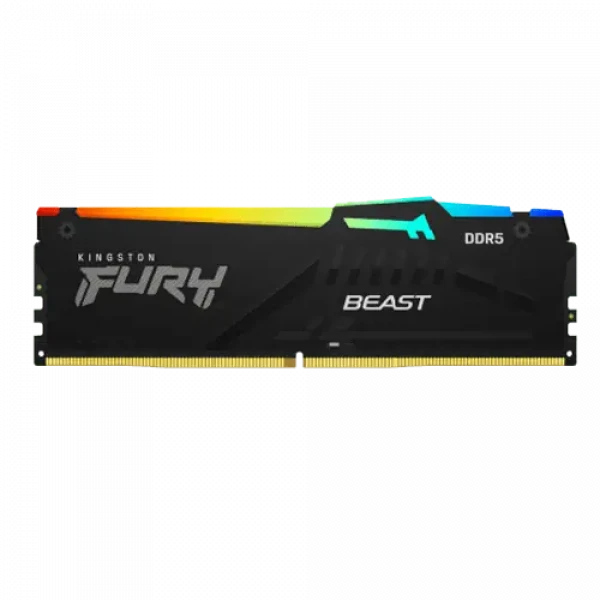 Memorija DDR5 64GB (2x32GB) 5600MHz Kingston Fury Beast RGB KF556C40BBAK2-64