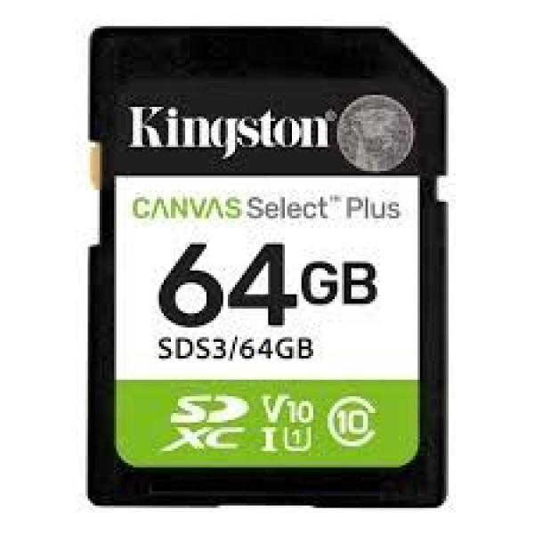 MEM SD 64GB Kingston Canvas Select Plus SDS364GB