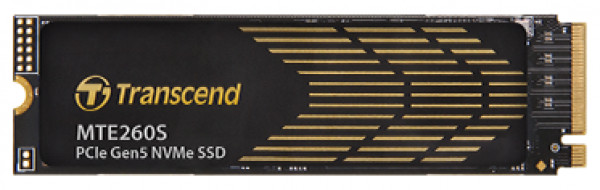 M.2 NVMe 2TB, 2280, PCIe Gen 5x4, 3D NAND, DRAM DDR4, Read up to 14,000 MB/s, Write up to 12,500 MB/s, Graphene Heatsink ( TS2TMTE260S ) 