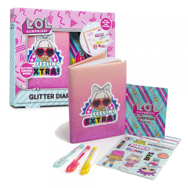 L.O.L. Suprise! gliter mini dnevnik sa dodacima