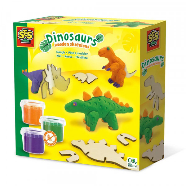 Ses Creative Plastelin drveni dino