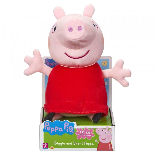 Peppa Prase plišana figura koja grokće i smeje se