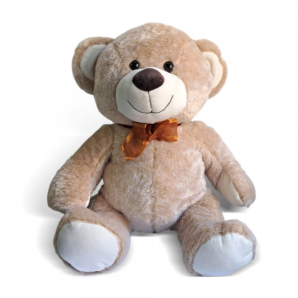 Plišani braon meda sa mašnom 30cm                       