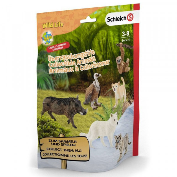 Schleich 3 divlje životinje iznenadjenja