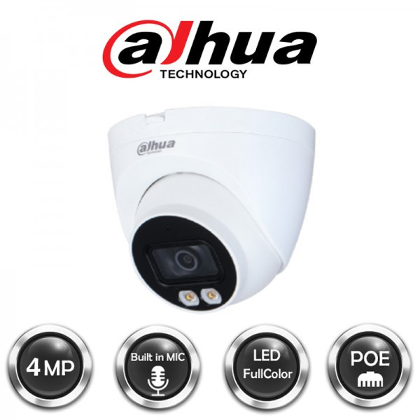 Kamera Dahua IPC-HDW2439T-AS-LED-0280B 4Mpix, 2,8mm, IP kamera, antivandal metalno kuciste