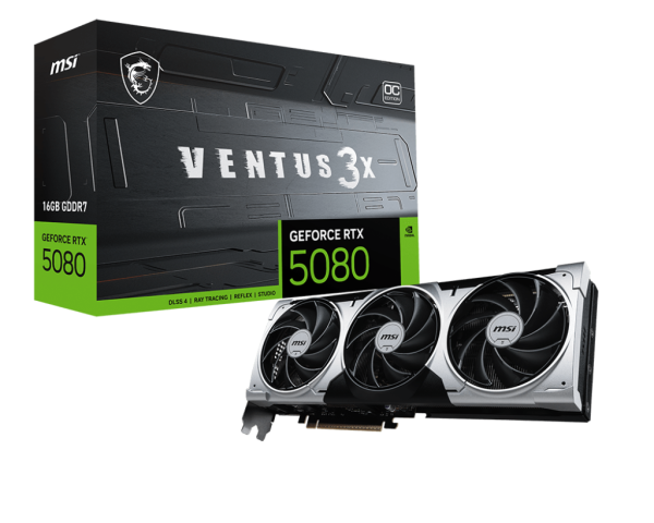 SVGA MSI RTX5080 Ventus 3X Plus OC 16GB GDDR7