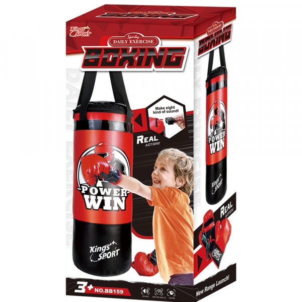 Veliki set za boks sa džakom i muzikom