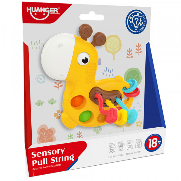 Senzorna igračka na povlačenje žirafa