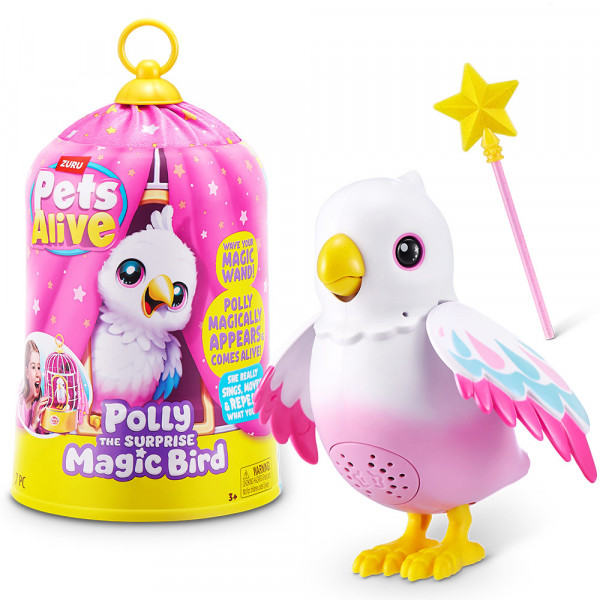 ZURU Pets Alive Polly magična ptica