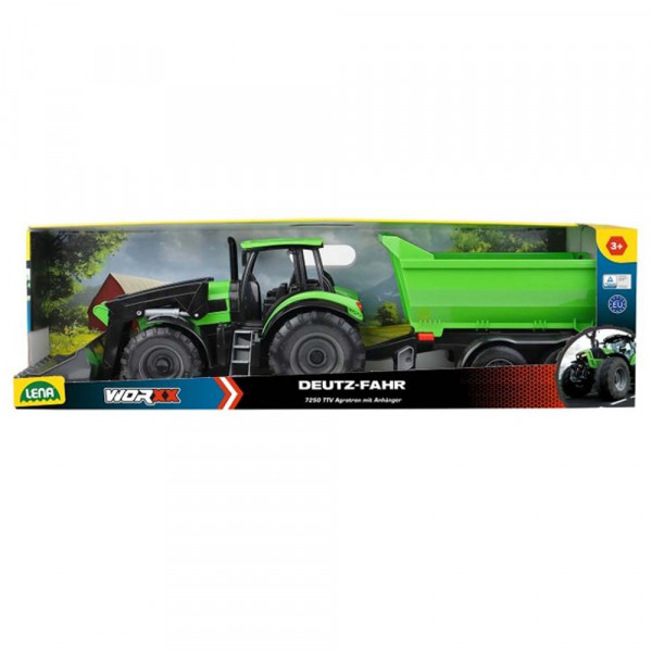 Lena Worxx Deutz-Fahr traktor sa prikolicom