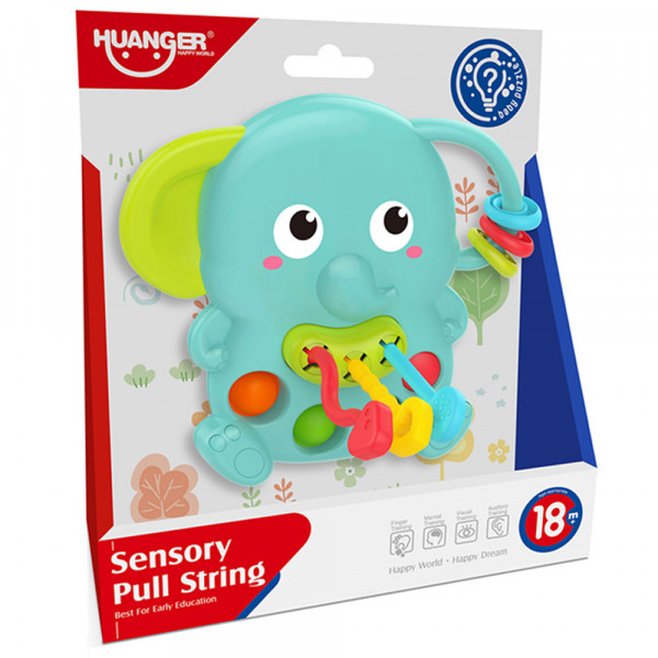 Senzorna igračka na povlačenje slon