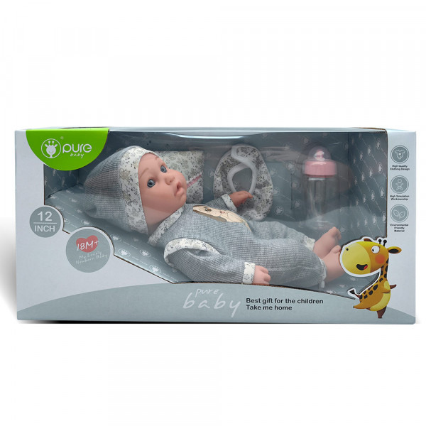 Lutka beba 30 cm sa flašicom