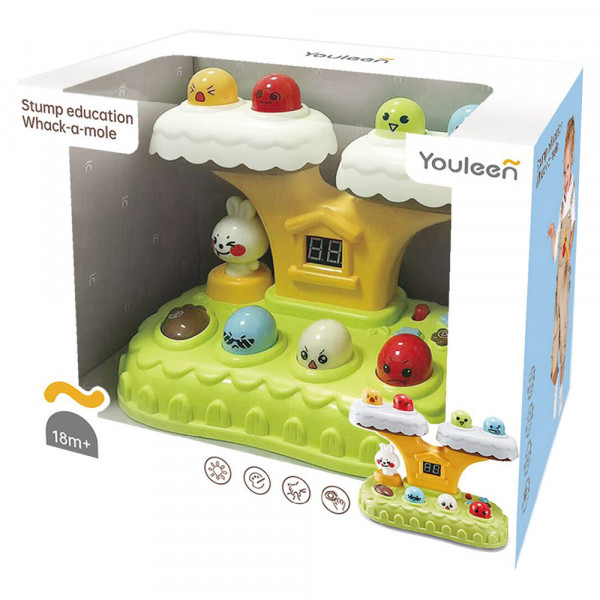 Interaktivni set uhvati krticu drvo