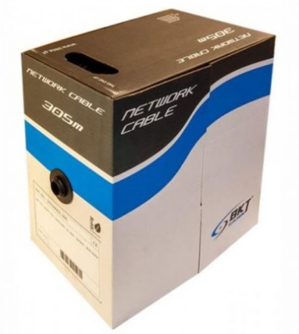 Mrezni kabl BKT - F/UTP PVC Cat5e 285 wire grey 24AWG Eca, BAKARNI, Pun presek 305m 49