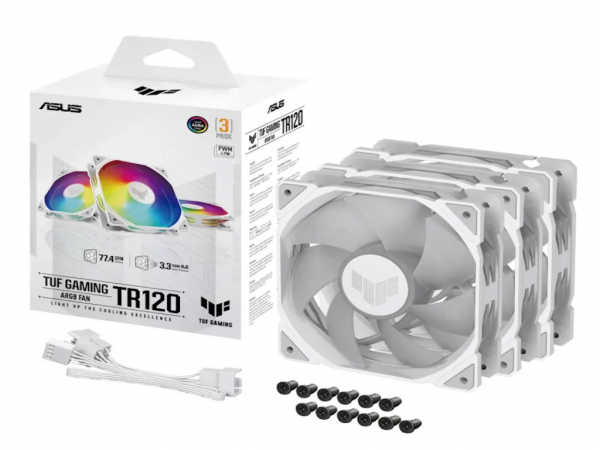 Ventilator ASUS TUF GAMING TR120 FAN ARGB 3IN1bela' ( '90DA0093-B09020' ) 