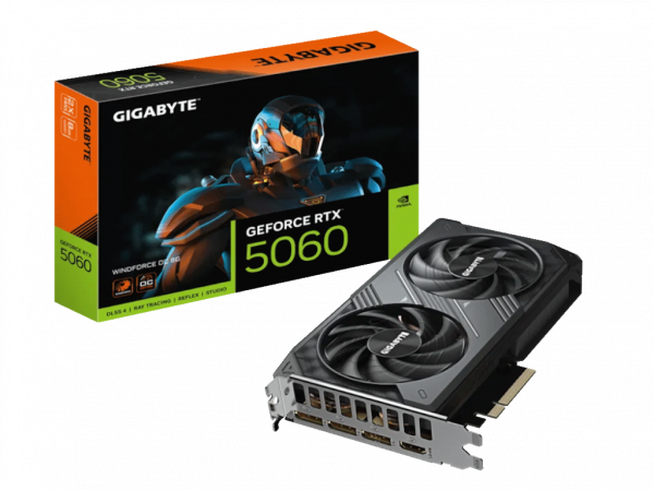 Graficka karta GIGABYTE GV-N5060WF2OC-8GD NVD8GBGDDR7128bitcrna' ( 'GV-N5060WF2OC-8GD' ) 