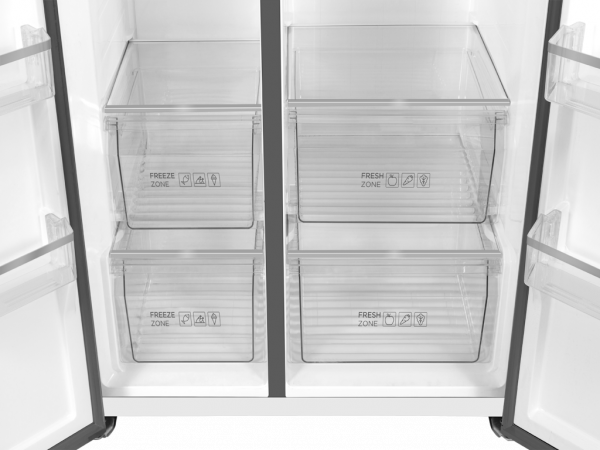 Frižider TCL RP631SSE1samostojecikombinovaniSbSTotal No FrostE631L176,8x92x73,5cmsiva' ( 'RP631SSE1' ) 