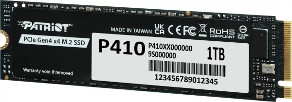 SSD M.2 NVMe 1TB Patriot P410 5000MBS4500MBS P410P1TBM28H