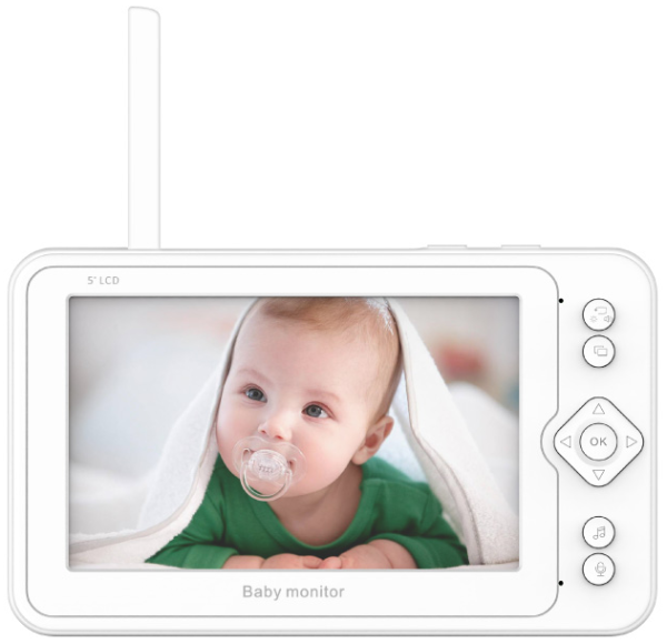 Baby kamera sa 5.0 inca monitorom, 2.0MP, 3.6mm, IR5m