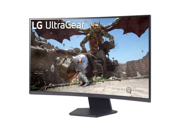 Monitor 31.5'' LG 32GS60QC-B VA 2560x1440180Hz1ms2xHDMIDPzakrivljeniTilt