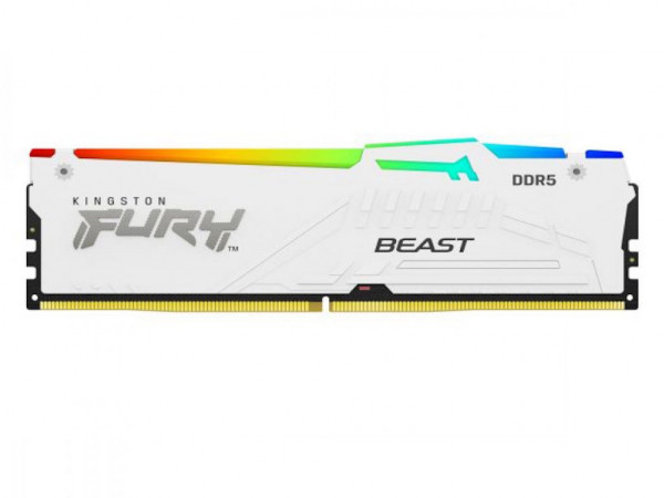 Memorija KINGSTON 16GBDIMMDDR55200MHzCL36FURY Beast RGBbela' ( 'KF552C36BWEA-16' ) 