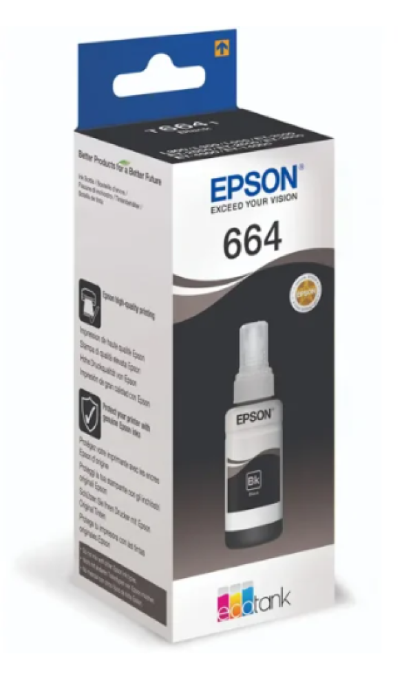 Ink Bottle Epson T6641 Black 70ml