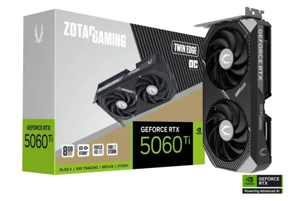 Grafička karta Zotac GAMING GeForce RTX 5060 Ti Twin Edge OC 8GB DDR7 128 bit 3xDPHDMI