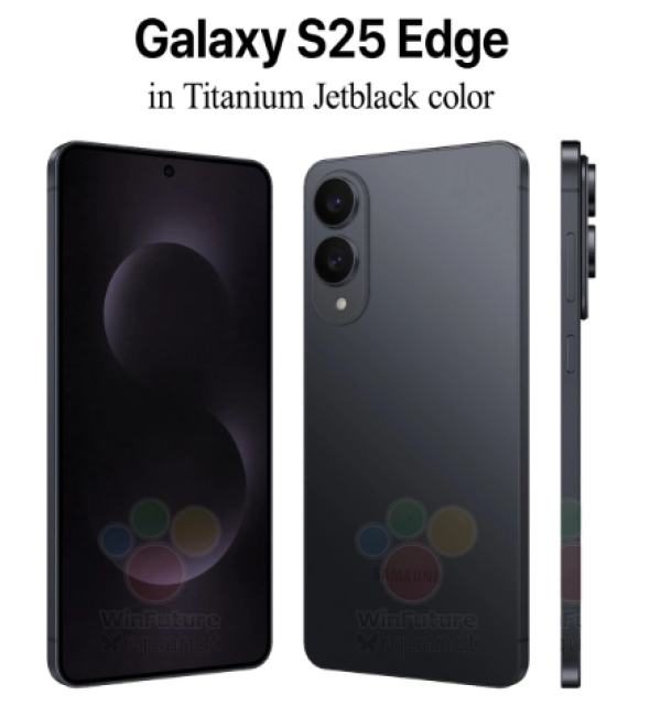 Samsung Galaxy S25 Edge S937 5G Dual Sim 12GB RAM 256GB - Titanium Jetblack