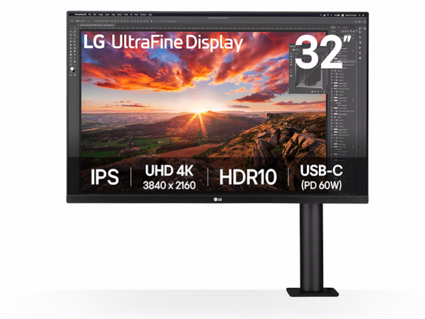 Monitor LG ERGO 32UN880K-B 31.5''IPS3840x216060Hz5ms GtGHDMIx2,DP,USBpivot,visinaVESAzvucnici' ( '32UN880K-B.AEU' ) 
